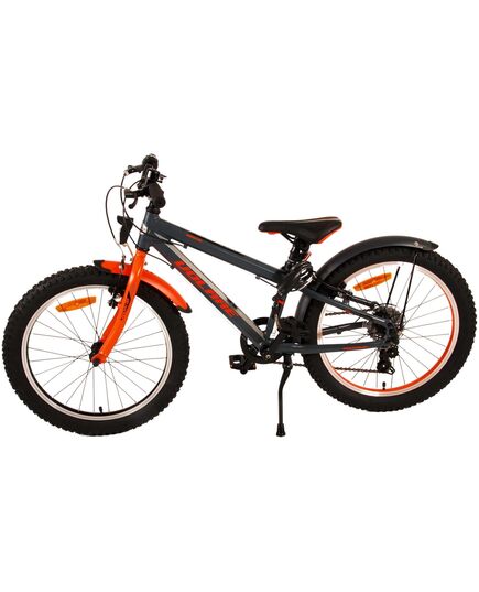 Volare Rocky Kinderfiets - 20 inch - Grijs Oranje - 6 speed - Prime Collection