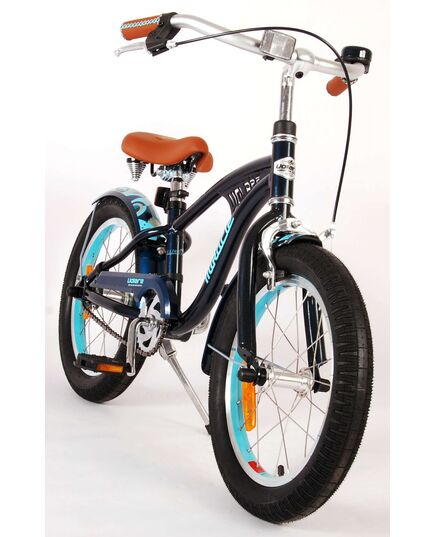 Volare Miracle Cruiser Kinderfahrrad - Jungen - 16 Zoll - Matte Blau - Prime Collection