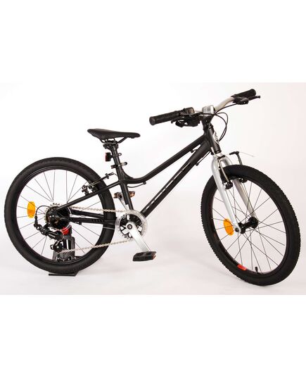 Volare Dynamic Kinderfahrrad - Jungen - 20 Zoll - Mattschwarz - 2 Handbremsen - 7 Gänge - Prime Collection