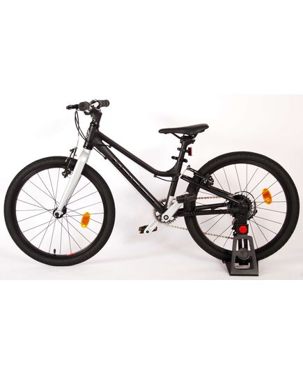 Volare Dynamic Kinderfahrrad - Jungen - 20 Zoll - Mattschwarz - 2 Handbremsen - 7 Gänge - Prime Collection