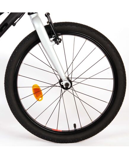 Volare Dynamic Kinderfahrrad - Jungen - 20 Zoll - Mattschwarz - 2 Handbremsen - 7 Gänge - Prime Collection