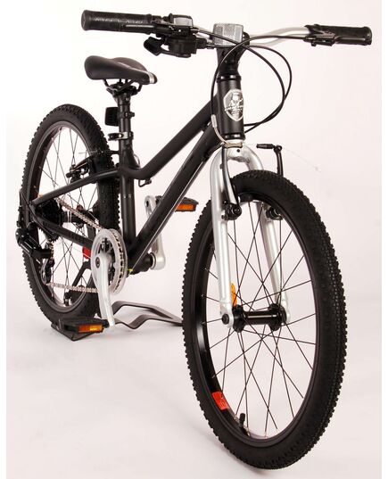 Volare Dynamic Kinderfahrrad - Jungen - 20 Zoll - Mattschwarz - 2 Handbremsen - 7 Gänge - Prime Collection