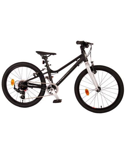 Volare Dynamic Kinderfahrrad - Jungen - 20 Zoll - Mattschwarz - 2 Handbremsen - 7 Gänge - Prime Collection