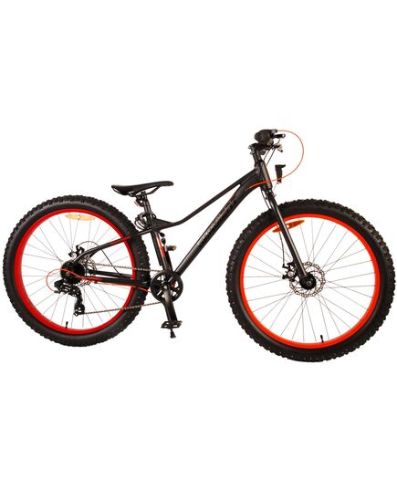 Volare Gradient Kinderfahrrad - Jungen - 26 Zoll - Schwarz Orange - 7-Gang - Prime Collection