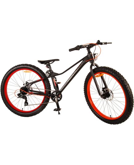 Volare Gradient Kinderfahrrad - Jungen - 26 Zoll - Schwarz Orange - 7-Gang - Prime Collection