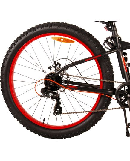 Volare Gradient Kinderfahrrad - Jungen - 26 Zoll - Schwarz Orange - 7-Gang - Prime Collection