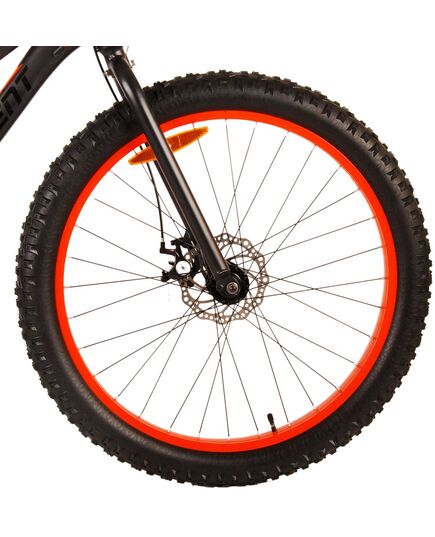 Volare Gradient Kinderfahrrad - Jungen - 26 Zoll - Schwarz Orange - 7-Gang - Prime Collection