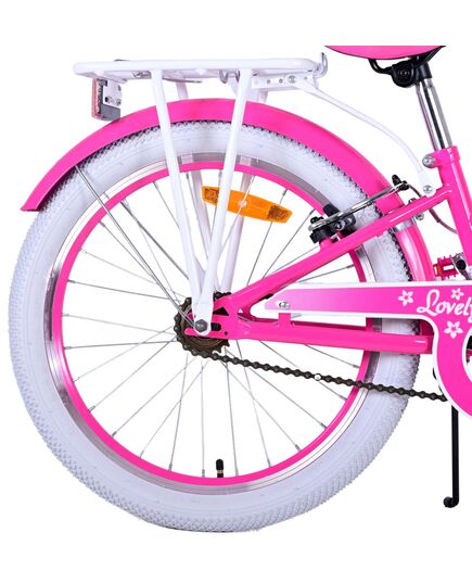 Volare Lovely Kinderfahrrad - Mädchen - 20 Zoll - Rosa Zwei Handbremsen