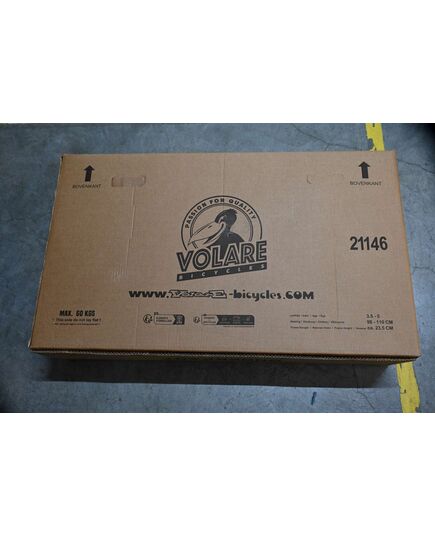 Volare Excellent Kinderfahrrad – Mädchen – 14 Zoll – Schwarz