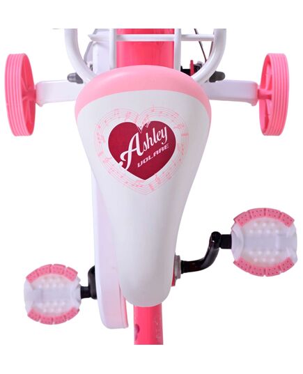 Volare Ashley Kinderfahrrad – Mädchen – 12 Zoll – Rot/Rosa