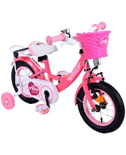 Volare Ashley Kinderfahrrad – Mädchen – 12 Zoll – Rot/Rosa