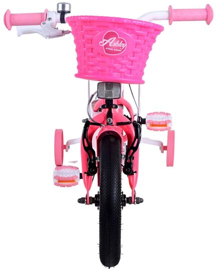 Volare Ashley Kinderfahrrad – Mädchen – 12 Zoll – Rot/Rosa
