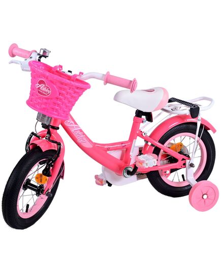 Volare Ashley Kinderfahrrad – Mädchen – 12 Zoll – Rot/Rosa