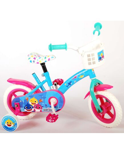 Ocean Kinderfahrrad - Unisex - 10 Zoll - Rosa Blau - Fester Gang
