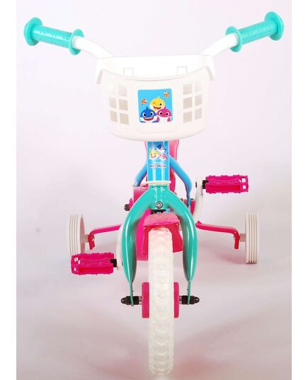 Ocean Kinderfahrrad - Unisex - 10 Zoll - Rosa Blau - Fester Gang