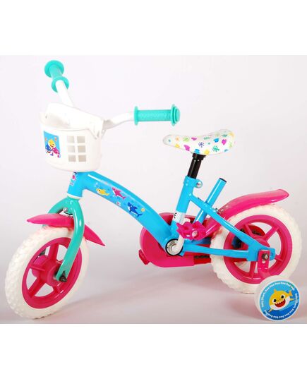 Ocean Kinderfahrrad - Unisex - 10 Zoll - Rosa Blau - Fester Gang
