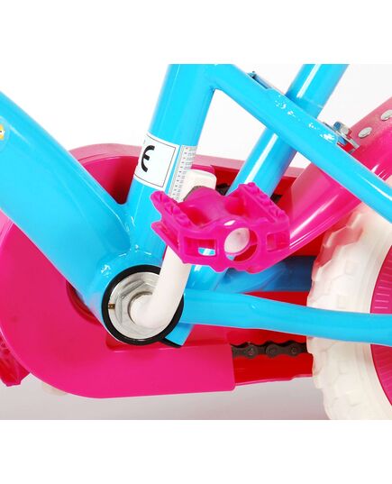 Ocean Kinderfahrrad - Unisex - 10 Zoll - Rosa Blau - Fester Gang