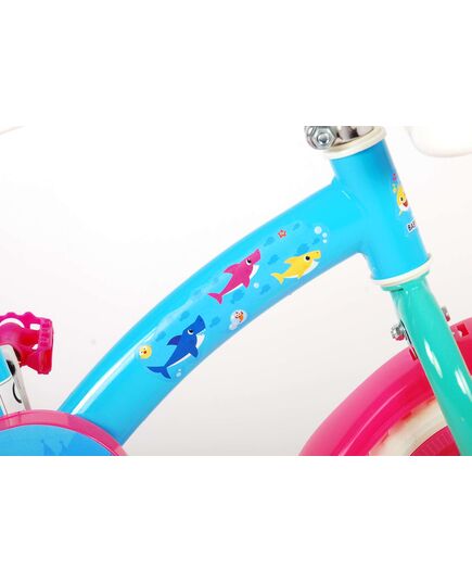 Ocean Kinderfahrrad - Unisex - 10 Zoll - Rosa Blau - Fester Gang