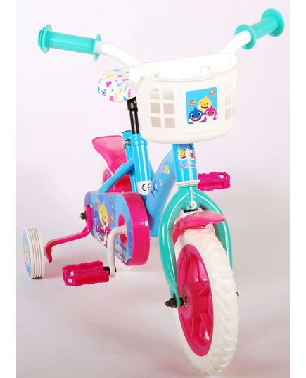 Ocean Kinderfahrrad - Unisex - 10 Zoll - Rosa Blau - Fester Gang