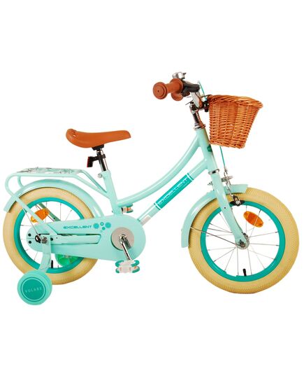 Volare Excellent Kinderfahrrad – Mädchen – 14 Zoll – Grün