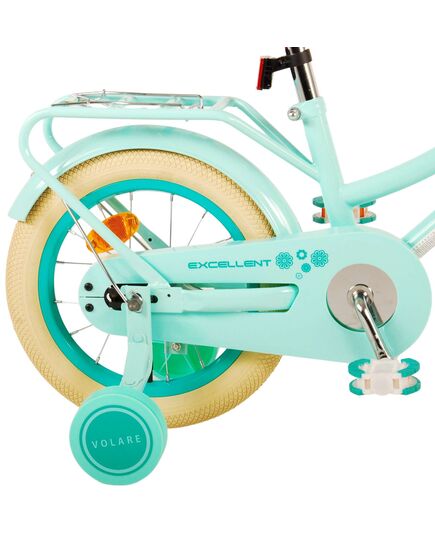 Volare Excellent Kinderfahrrad – Mädchen – 14 Zoll – Grün