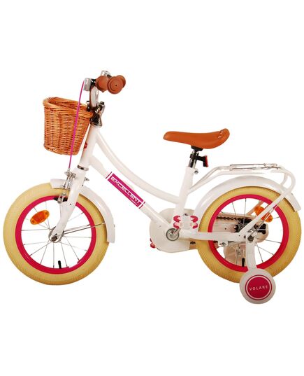 Volare Excellent Kinderfahrrad – Mädchen – 14 Zoll – Weiß
