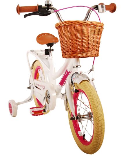 Volare Excellent Kinderfahrrad – Mädchen – 14 Zoll – Weiß