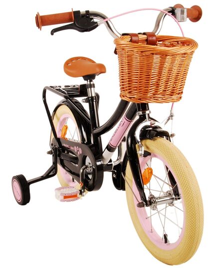 Volare Excellent Kinderfahrrad – Mädchen – 14 Zoll – Schwarz