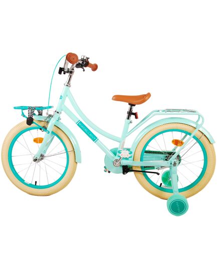 Volare Excellent Kinderfahrrad – Mädchen – 18 Zoll – Grün – 95 % zusammengebaut