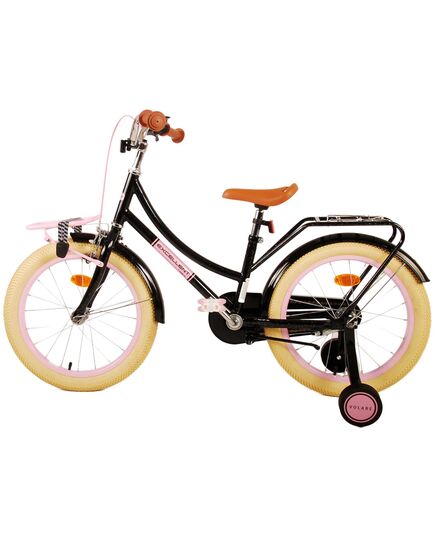 Volare Excellent Kinderfahrrad – Mädchen – 18 Zoll – Schwarz – 95 % zusammengebaut