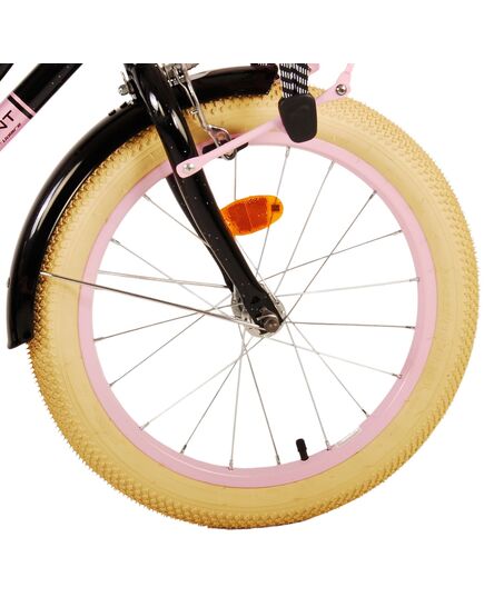 Volare Excellent Kinderfahrrad – Mädchen – 18 Zoll – Schwarz – 95 % zusammengebaut