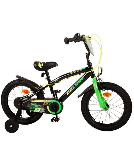 Volare Super GT Kinderfahrrad – Jungen – 16 Zoll – Grün – Zwei Handbremsen