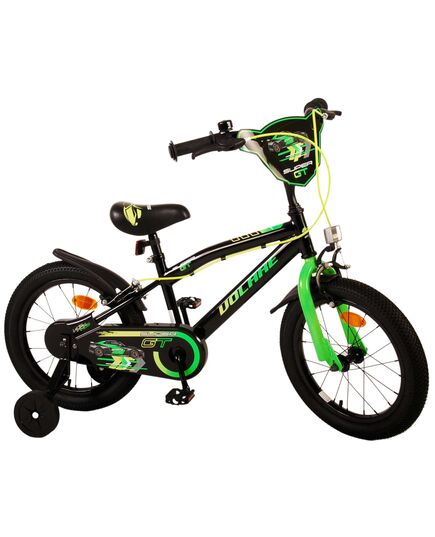 Volare Super GT Kinderfahrrad – Jungen – 16 Zoll – Grün – Zwei Handbremsen