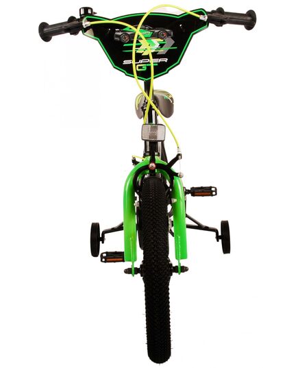 Volare Super GT Kinderfahrrad – Jungen – 16 Zoll – Grün – Zwei Handbremsen