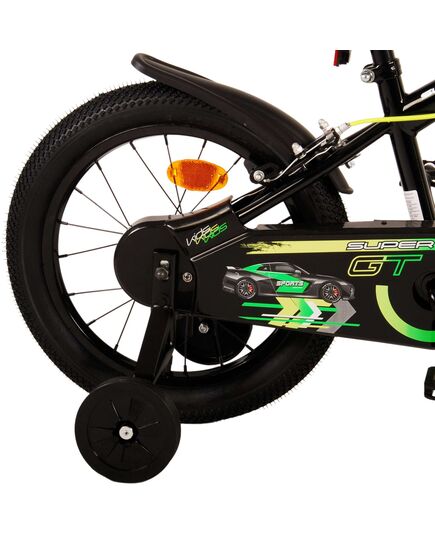 Volare Super GT Kinderfahrrad – Jungen – 16 Zoll – Grün – Zwei Handbremsen