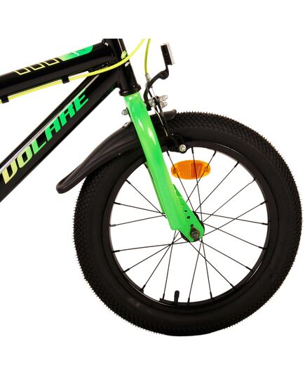 Volare Super GT Kinderfahrrad – Jungen – 16 Zoll – Grün – Zwei Handbremsen