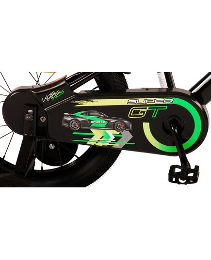 Volare Super GT Kinderfahrrad – Jungen – 16 Zoll – Grün – Zwei Handbremsen