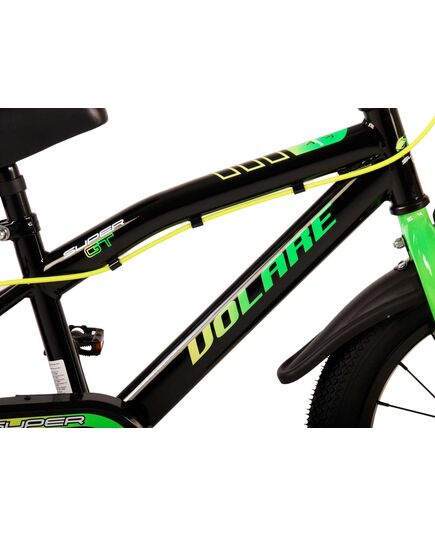 Volare Super GT Kinderfahrrad – Jungen – 16 Zoll – Grün – Zwei Handbremsen