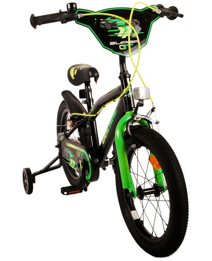 Volare Super GT Kinderfahrrad – Jungen – 16 Zoll – Grün – Zwei Handbremsen