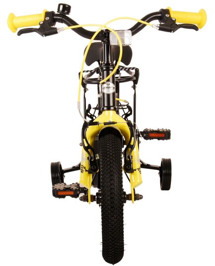 Volare Thombike Kinderfahrrad – Jungen – 12 Zoll – Schwarz Gelb – Zwei Handbremsen