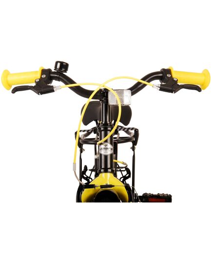 Volare Thombike Kinderfahrrad – Jungen – 12 Zoll – Schwarz Gelb – Zwei Handbremsen