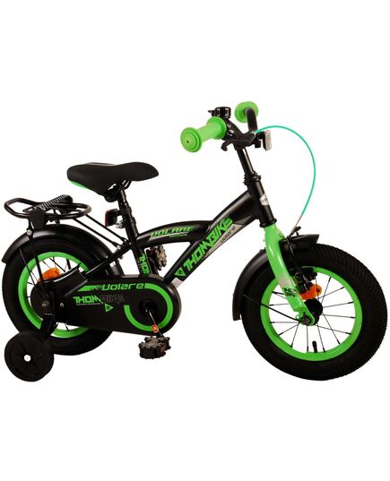 Volare Thombike Kinderfahrrad – Jungen – 12 Zoll – Schwarz Grün