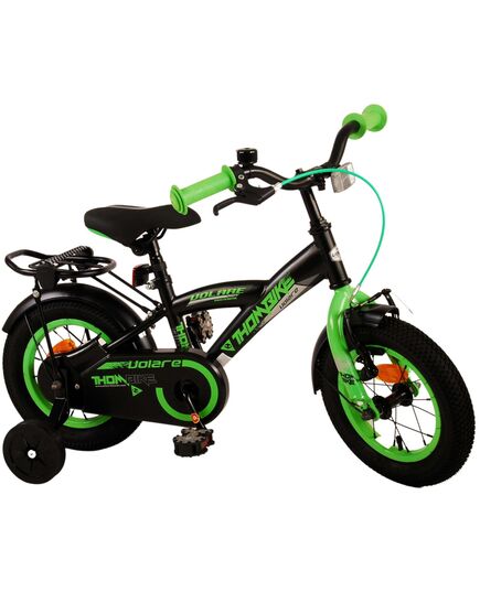 Volare Thombike Kinderfahrrad – Jungen – 12 Zoll – Schwarz Grün
