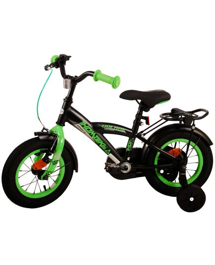 Volare Thombike Kinderfahrrad – Jungen – 12 Zoll – Schwarz Grün