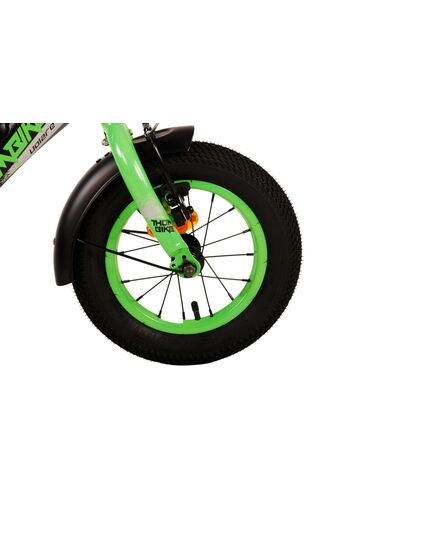 Volare Thombike Kinderfahrrad – Jungen – 12 Zoll – Schwarz Grün