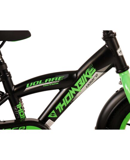 Volare Thombike Kinderfahrrad – Jungen – 12 Zoll – Schwarz Grün