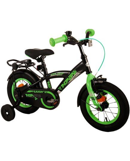 Volare Thombike Kinderfahrrad – Jungen – 12 Zoll – Schwarz Grün