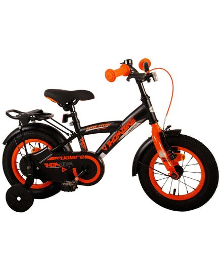 Volare Thombike Kinderfahrrad – Jungen – 12 Zoll – Schwarz Orange