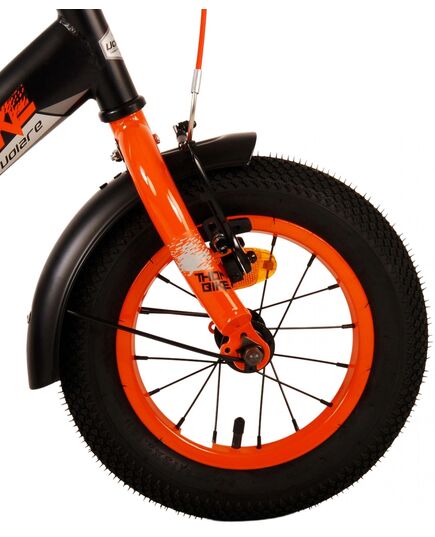 Volare Thombike Kinderfahrrad – Jungen – 12 Zoll – Schwarz Orange