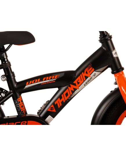 Volare Thombike Kinderfahrrad – Jungen – 12 Zoll – Schwarz Orange